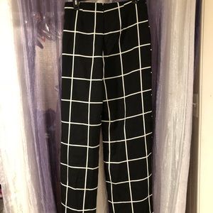 Black and White Fashion Nova Pants